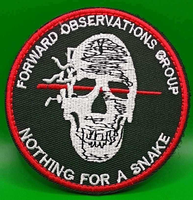 FOG Forward Observations Group Patch Nothing for a Snake Tactical Hook & Loop