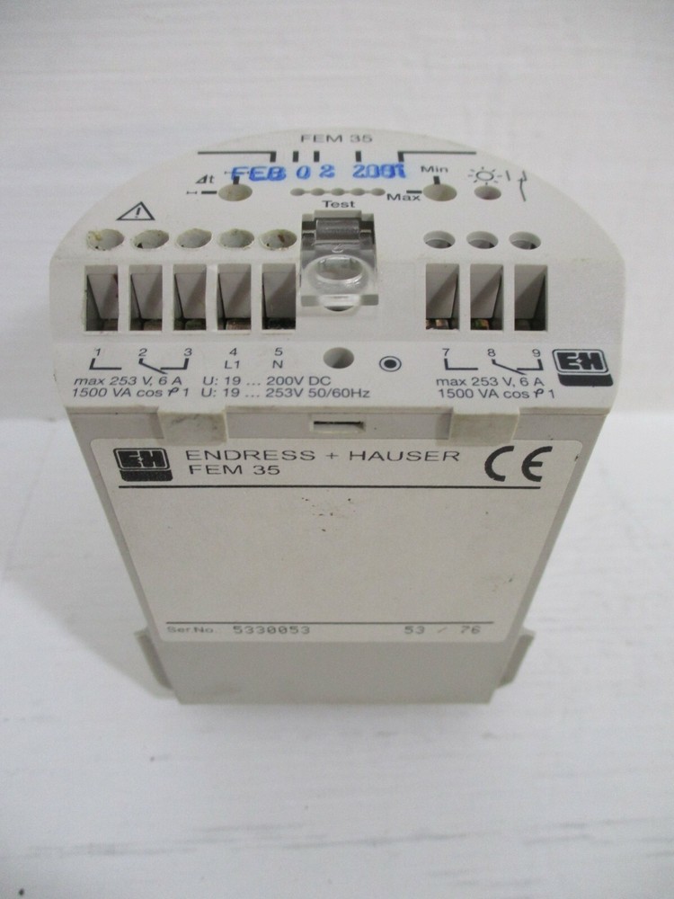 Endress + Hauser FEM-35 Sensor Transmitter for Soliphant II Level Limit Switch