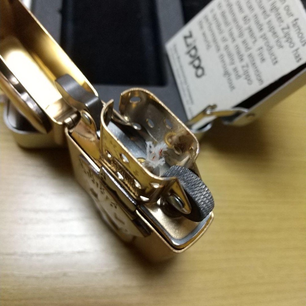 Zippo Playing Cards Brass Trick Lighter