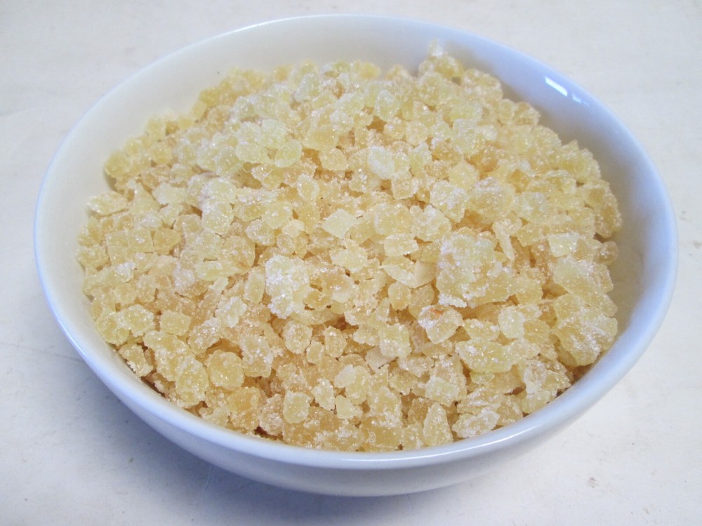 Crystallized Un-sulfured Ginger Dices, 5 lbs-greenbulk