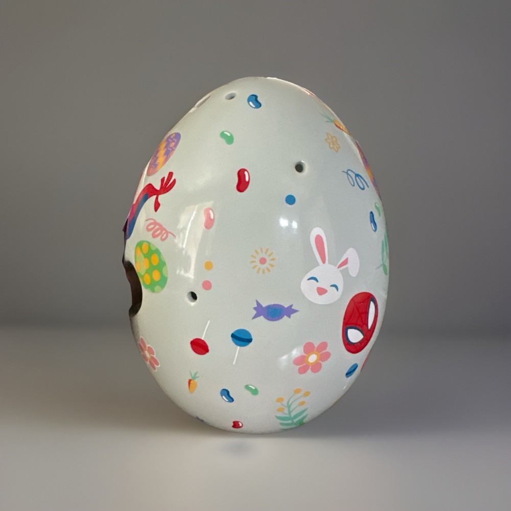 Marvel Spiderman Ceramic LED Easter Decorative Accent Decor 8"