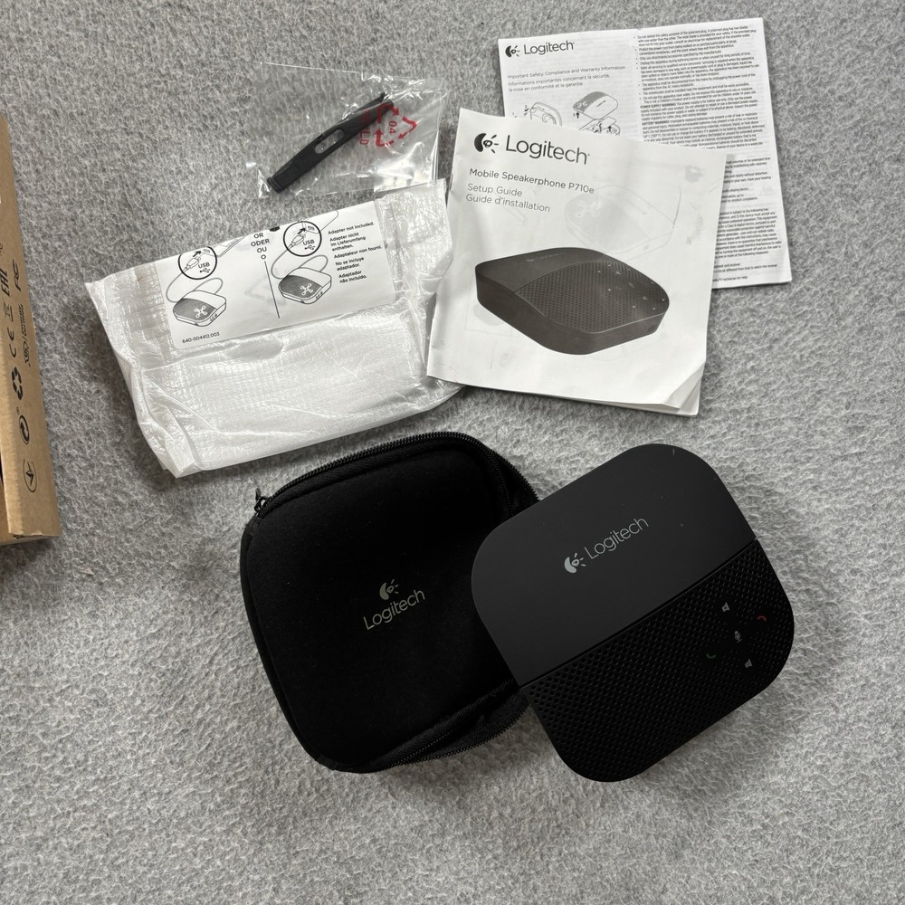 Logitech Mobile Speakerphone P710e Conferencing Bluetooth/USB Speaker