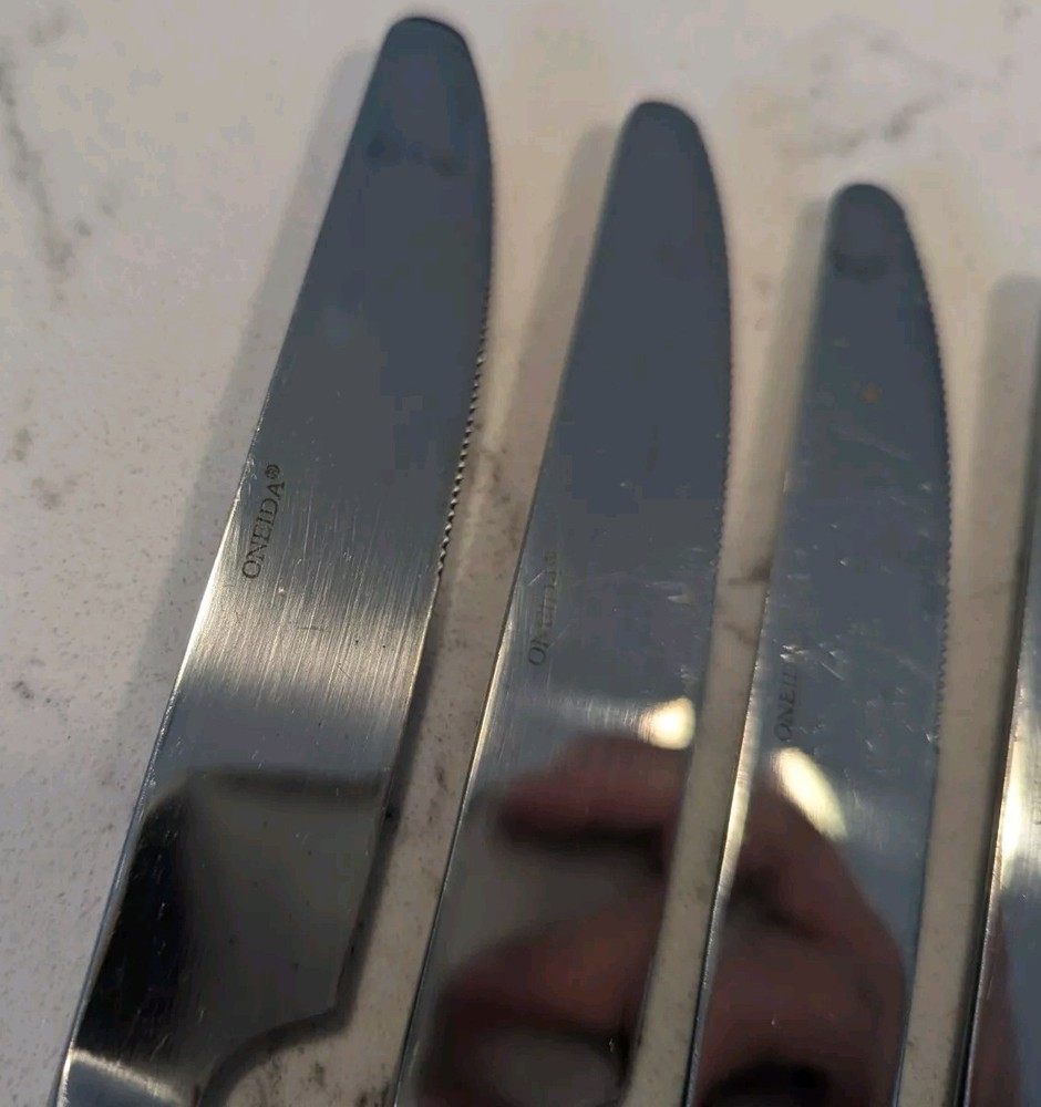 5 x Dinner Knives Tortola Oneida Stainless