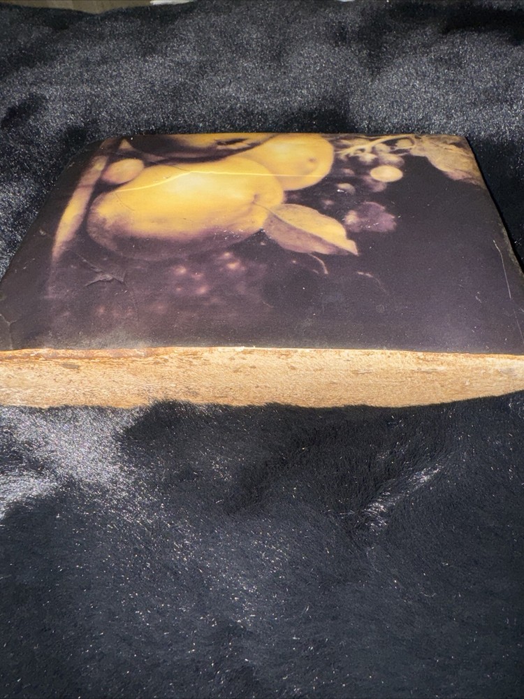 Sid Dickens T-227 Still Life Memory Tile Retired Fruit Pear Grapes FREE SHIP