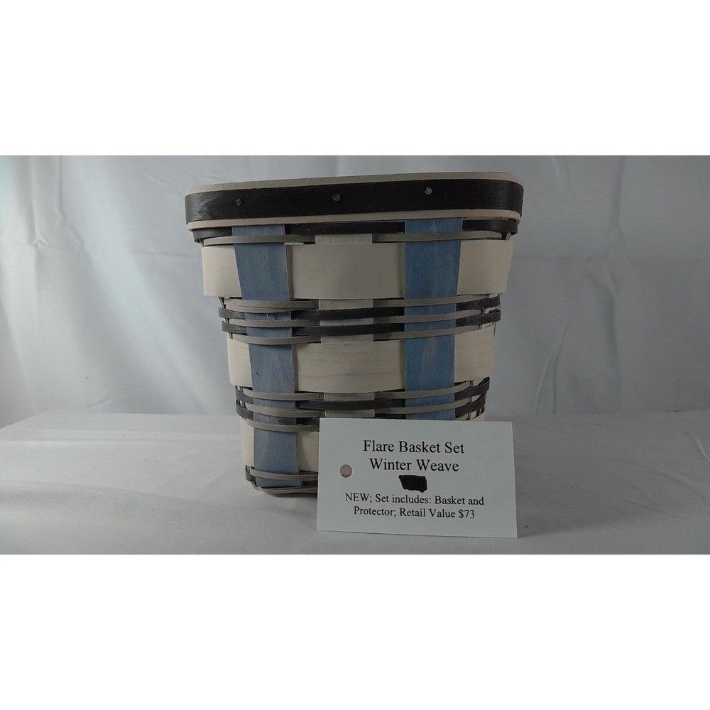 Longaberger 2017 Flare Basket Set Winter Weave
