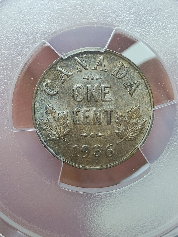 Canada 1936 Cent PCGS MS64