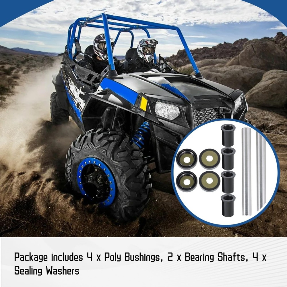 Both Sides Front Upper and Lower A Arm Bushing Kit Replacement for Honda Fore...