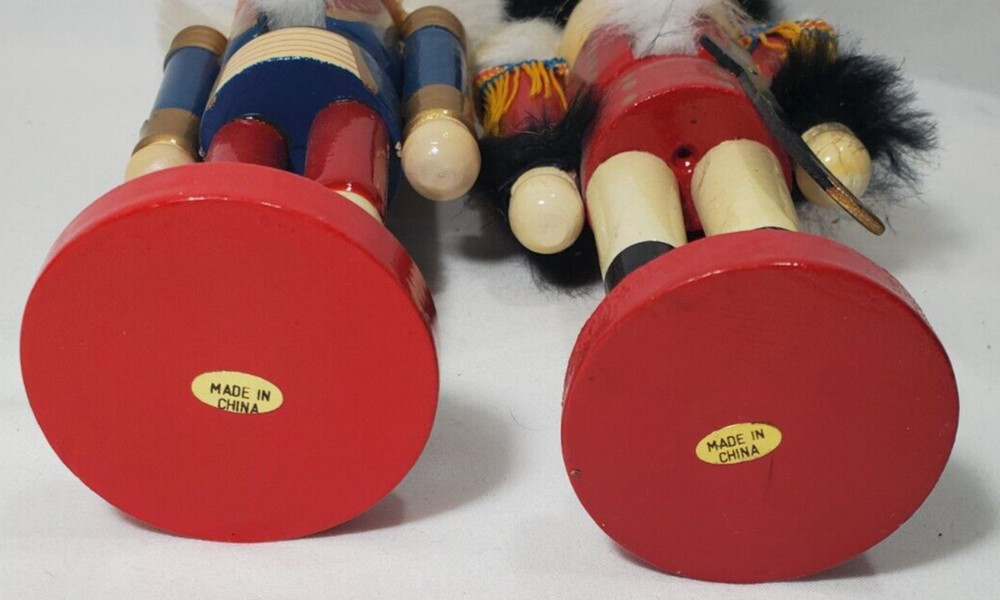 Kurt Adler Hollywood Nutcrackers Two with Boxes 10"