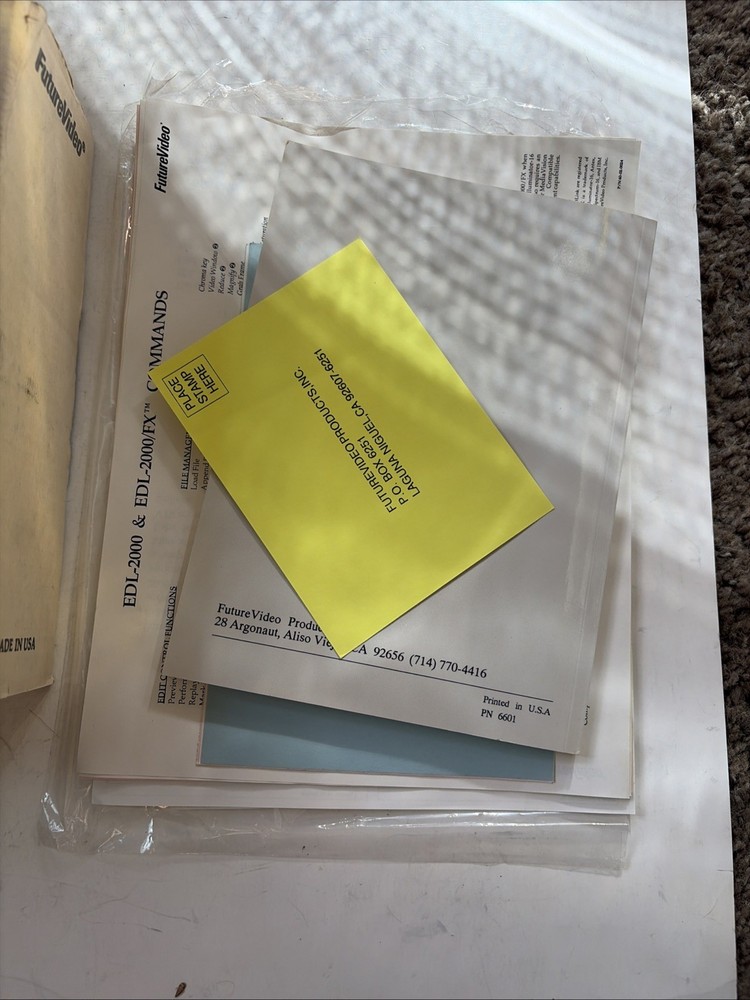 Future Video EC 1000Pro Video Edit Controller