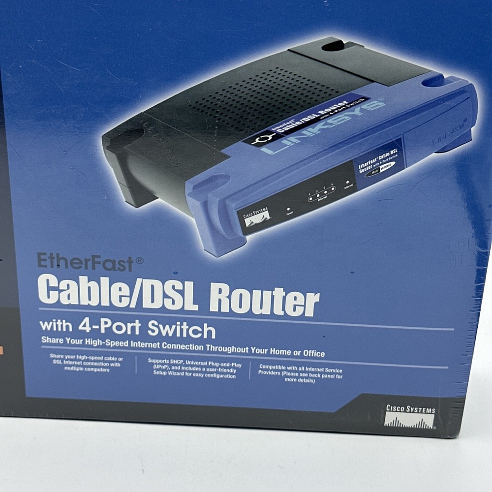 Linksys 4-Port 10/100 Wired Router (BEFSR41)