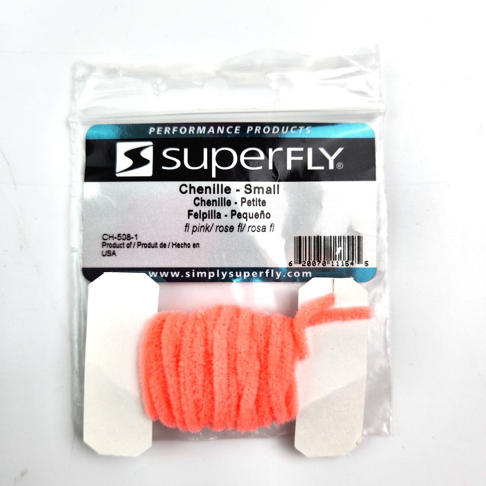 Superfly Chenille - Fl Pink - Small