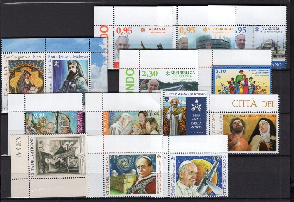 2015 Vaticano annata Cpl MNH