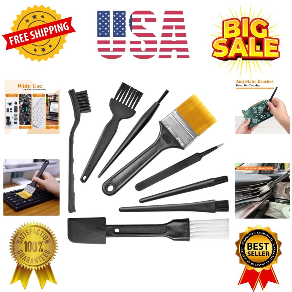 Small Portable Nylon Anti Static Brushes Electronics Computer Keyboard Laptop...