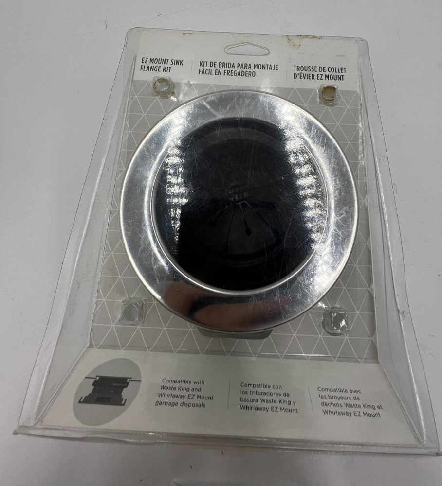 Moen EZ Mount Garbage Disposal Sink Flange Hardware 1030 Silver Black