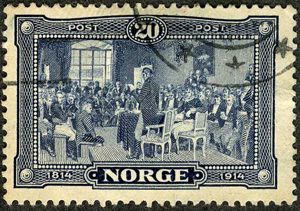 Norway 1914 Centenary Constitution Used (SC# 98)