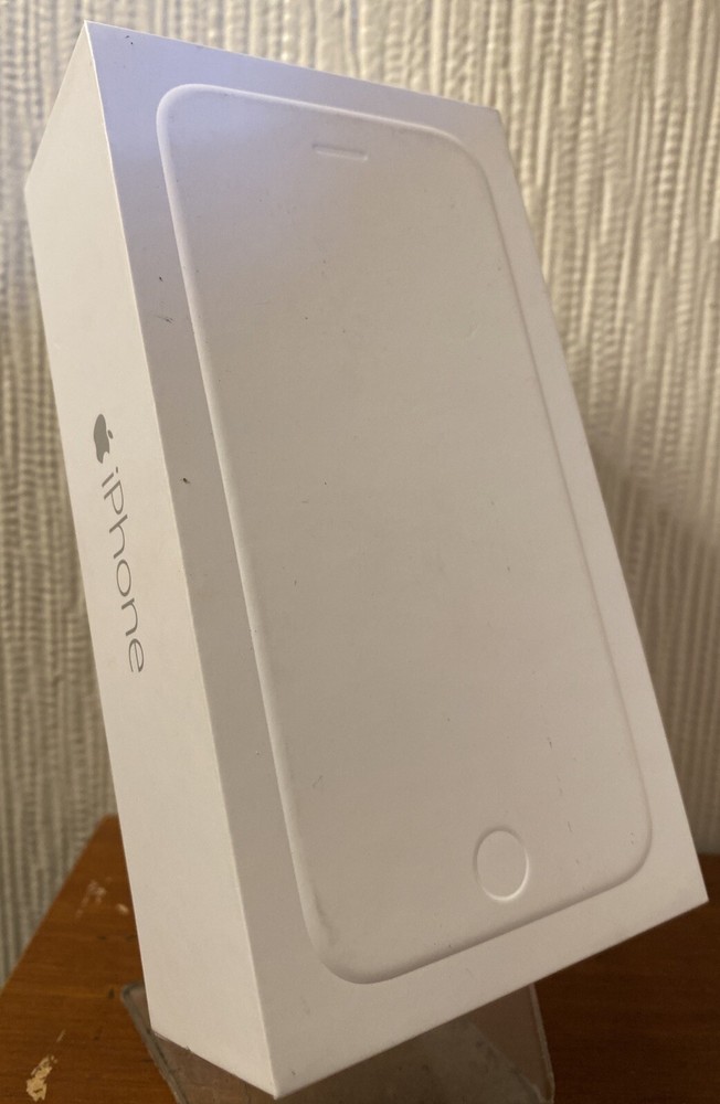 EMPTY BOX ONLY - Apple iPhone 6 Silver 64GB A1549 Replacement Box - OEM Original
