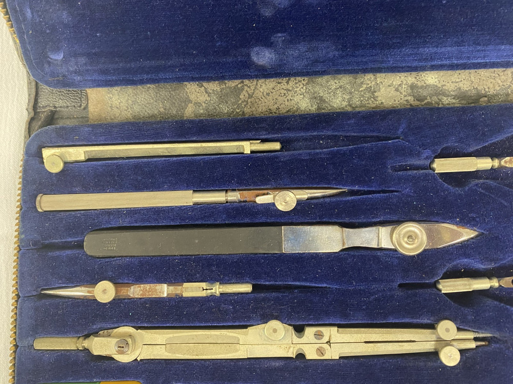Vintage Design and Architecture Compass Drafting Kit Pre-Owned
