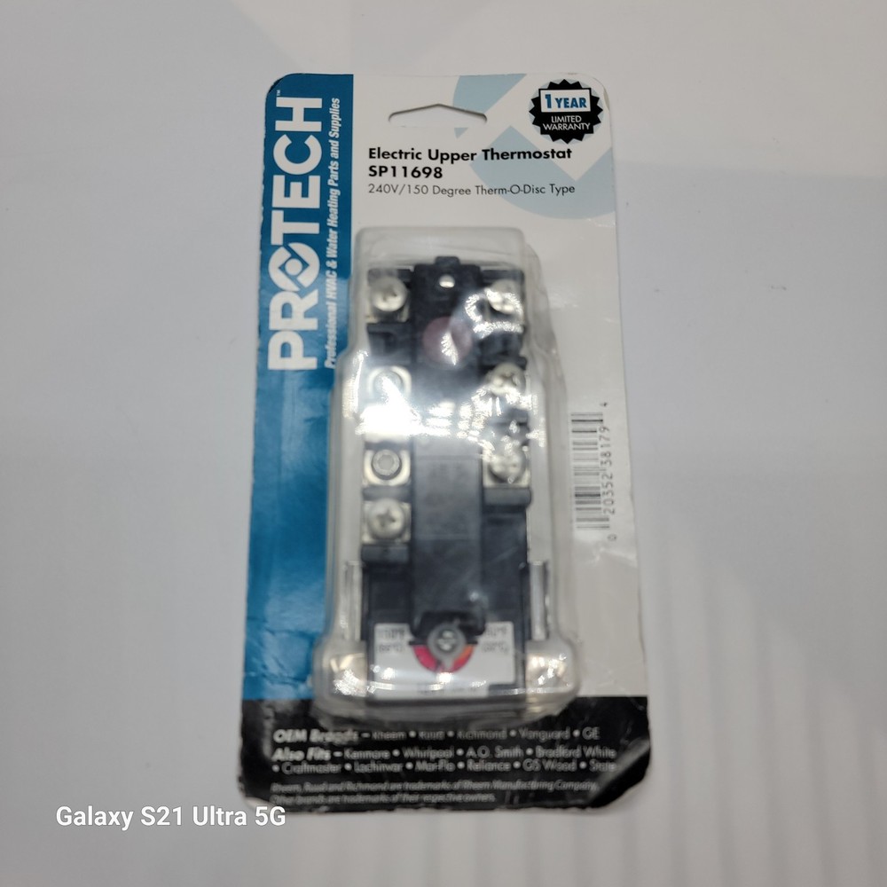 Protech Electric Upper Thermostat SP11698 240V/150 Degree Therm-O-Disc Type
