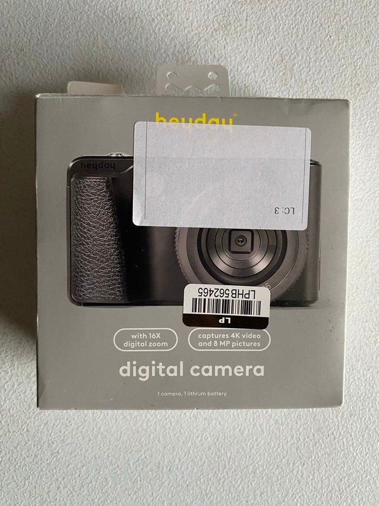 8MP 4K Digital Camera - heyday Black