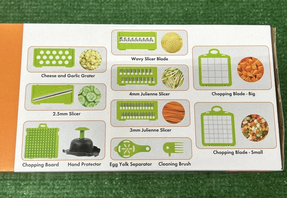 Clad Craft Chop Master 13 piece Set ,versatile, heavy duty interchangeable.