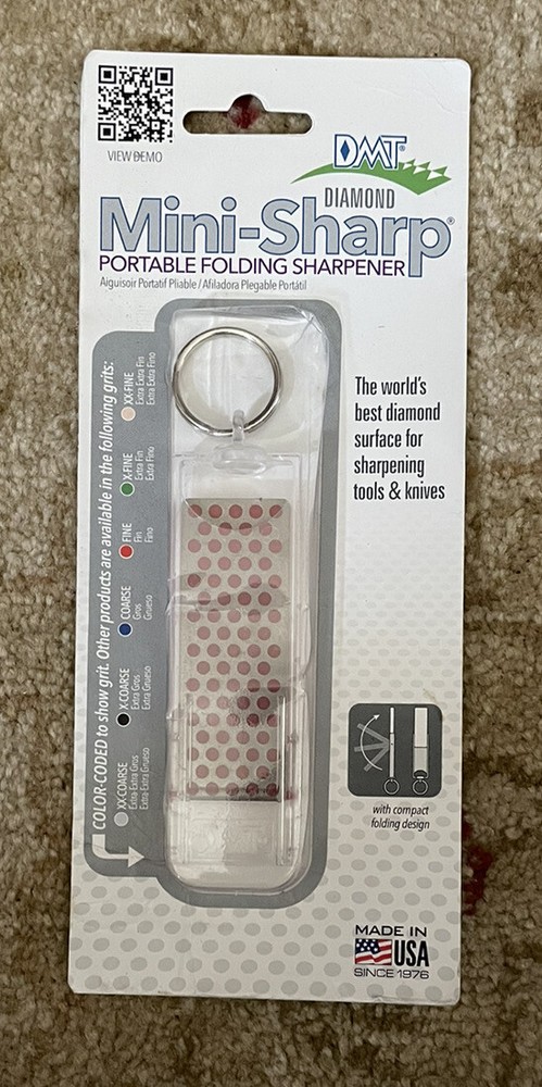 DMT Diamond Mini-Sharp Portable Folding Sharpener F70F Fine Grit