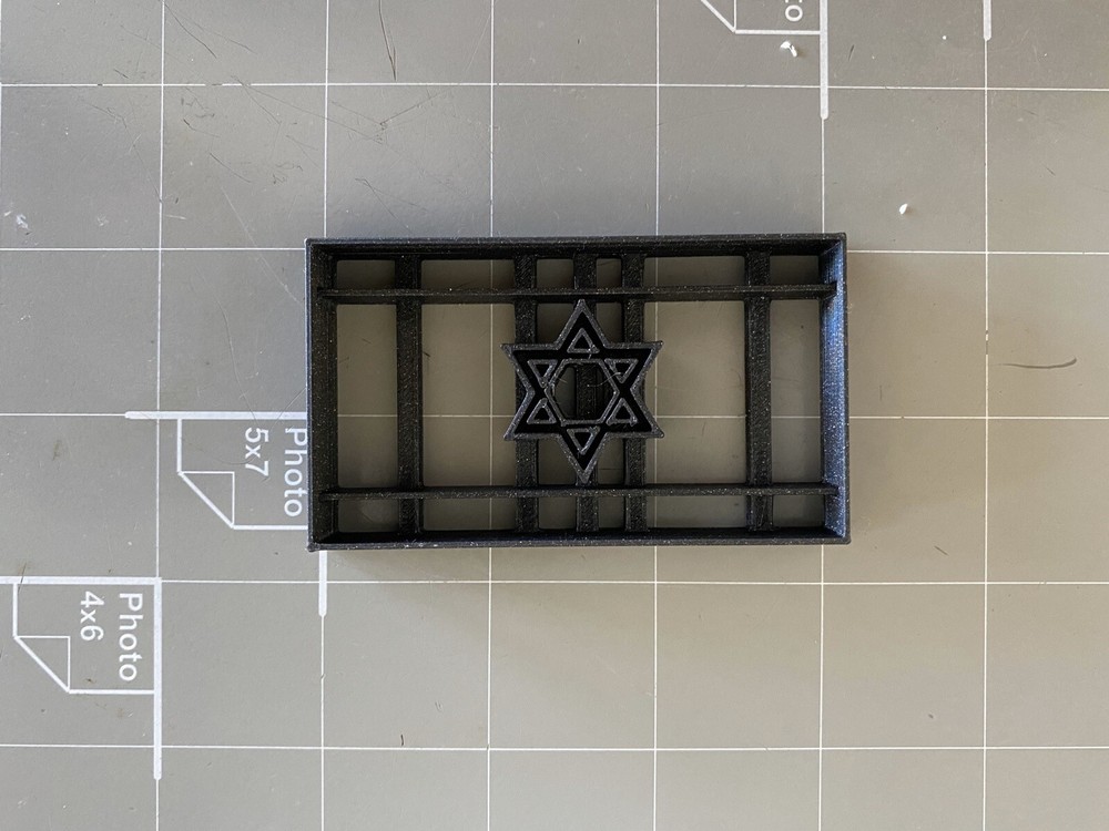 Israel Flag Cookie Cutter
