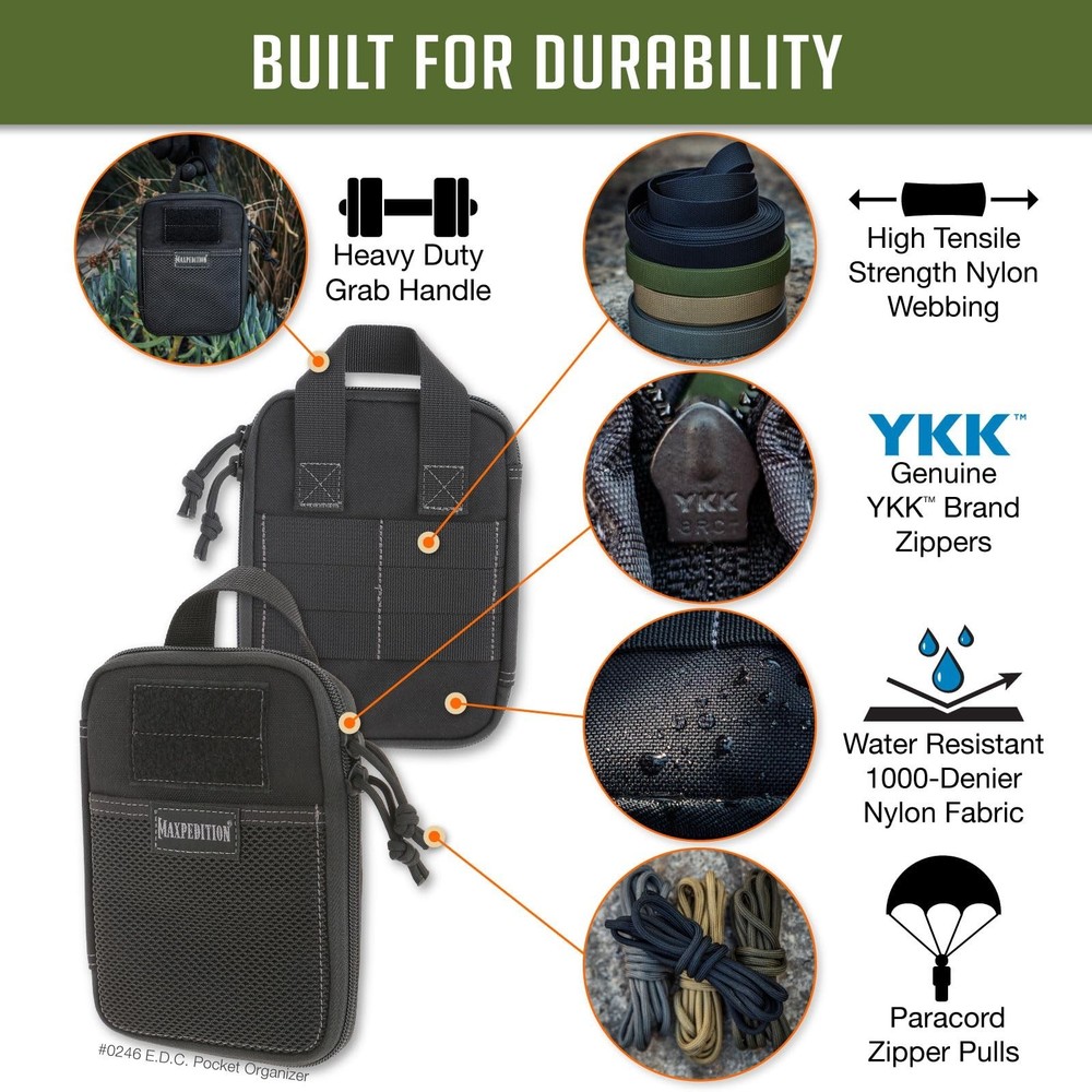 Maxpedition E.D.C. Pocket Organizer Black