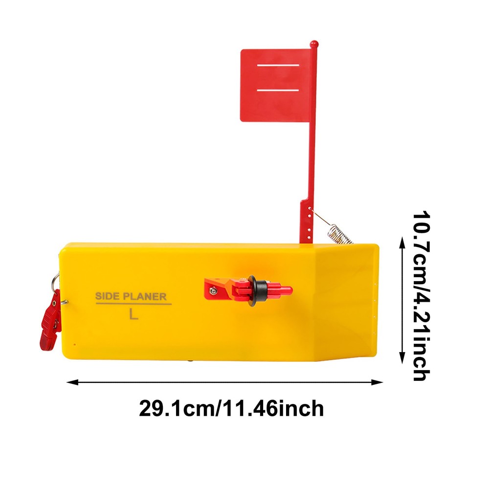 Quick Grip Snap Release Side Planer Board, Durable Inline Fishing Trolling Gear