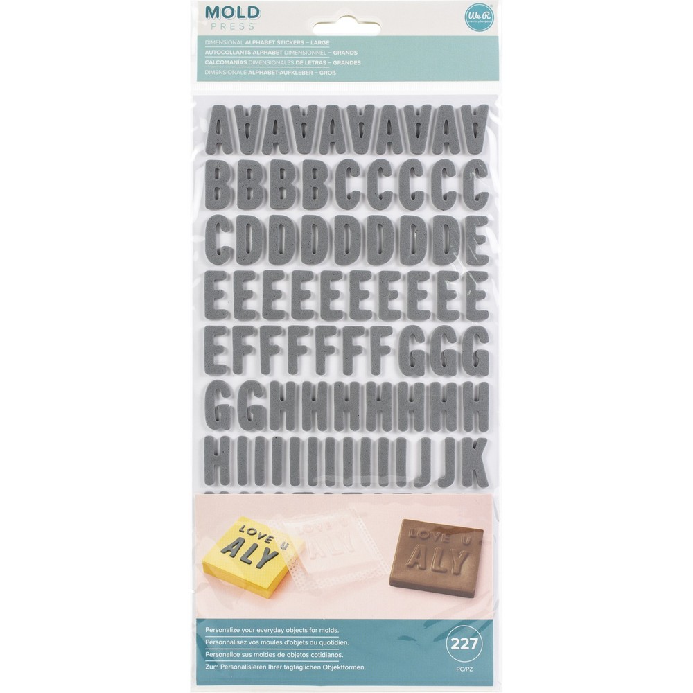 We R Mold Press Alpha Thickers-Large