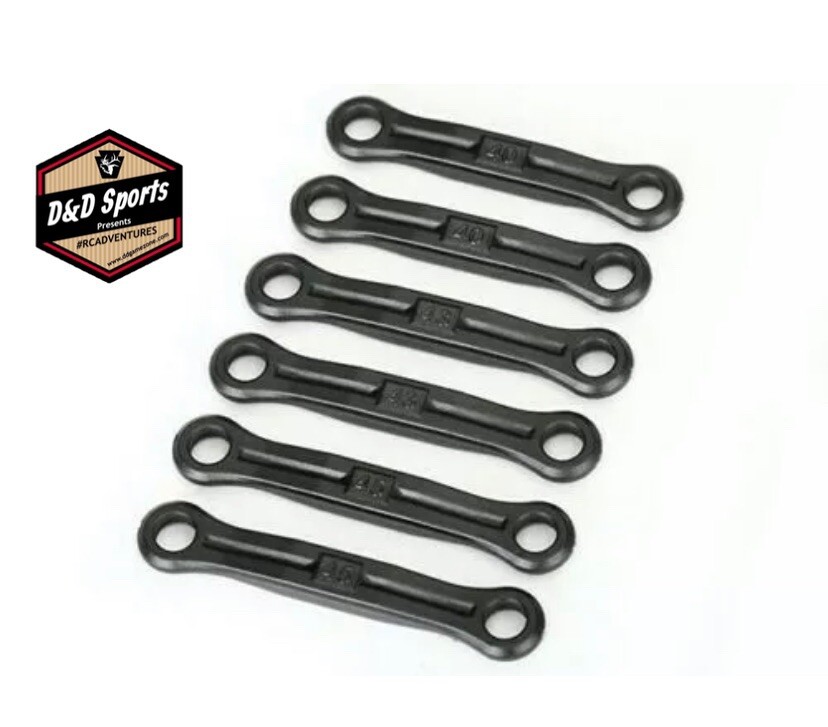 Traxxas 8341 - Camber Link, Toe Link Set, Non-Adjustable, Front & Rear