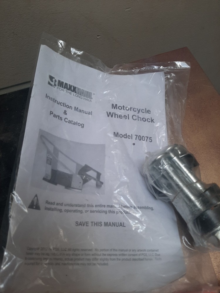 Max Haul motorcycle Wheel Chock