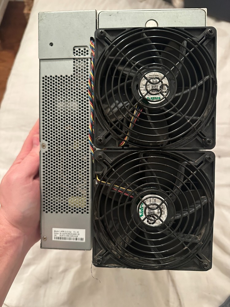 2 Bitmain Antminers S19 Pro 96TH – Tested Working – PSU Included – 2 Units