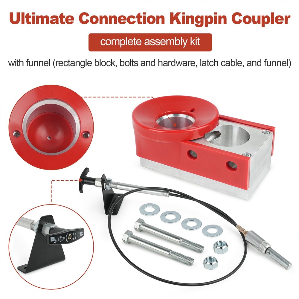 For Andersen Hitches 3246 Ultimate Connection King Pin Coupler complete assembly