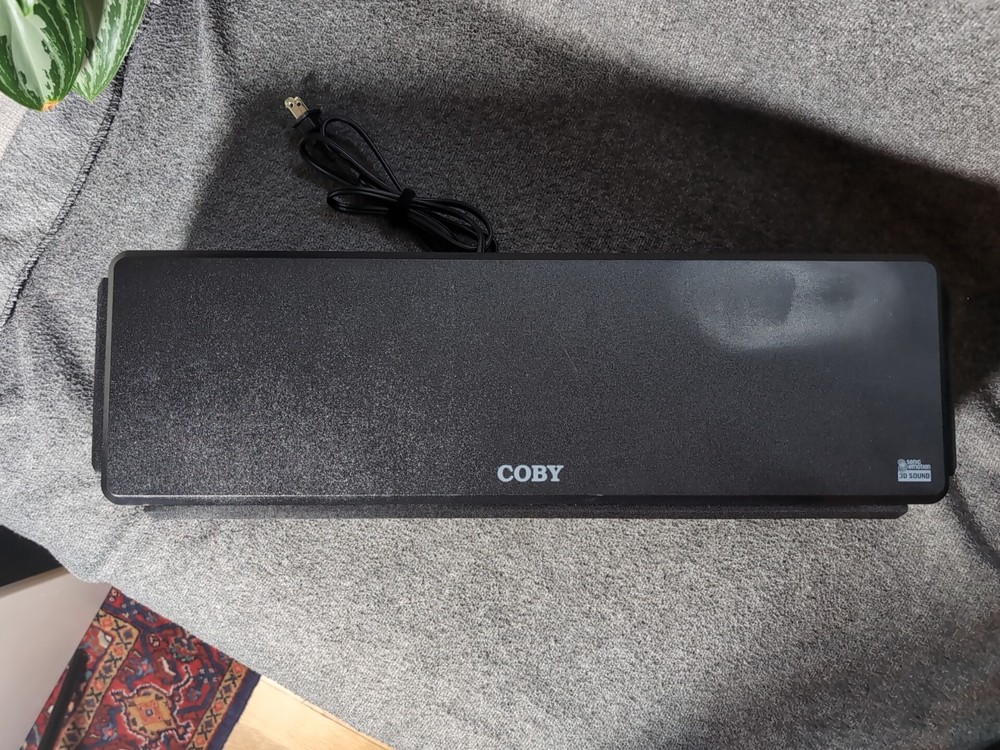 Coby CSMP88 3D Sound Bar - With Remote - Tested