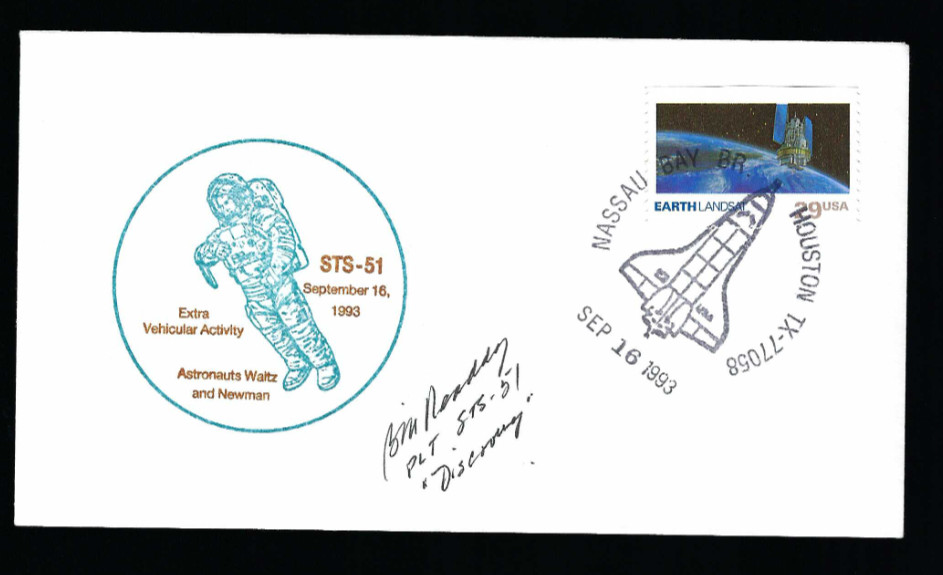 Bill Readdy signed cover Space Exploration NASA Space Shuttle Astronaut