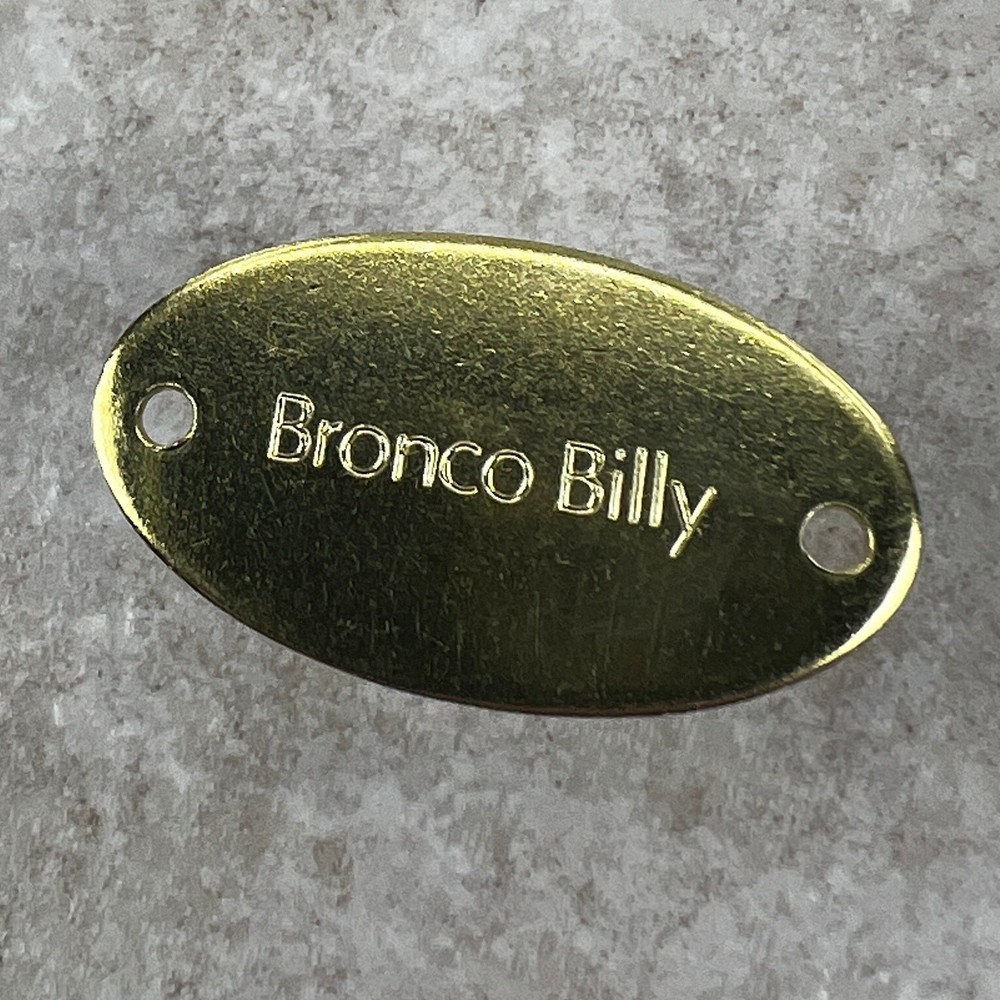 Custom Engraved Tags Personalized NAME PLATE Tags ID Tag BRASS RUSTIC OVAL MINI