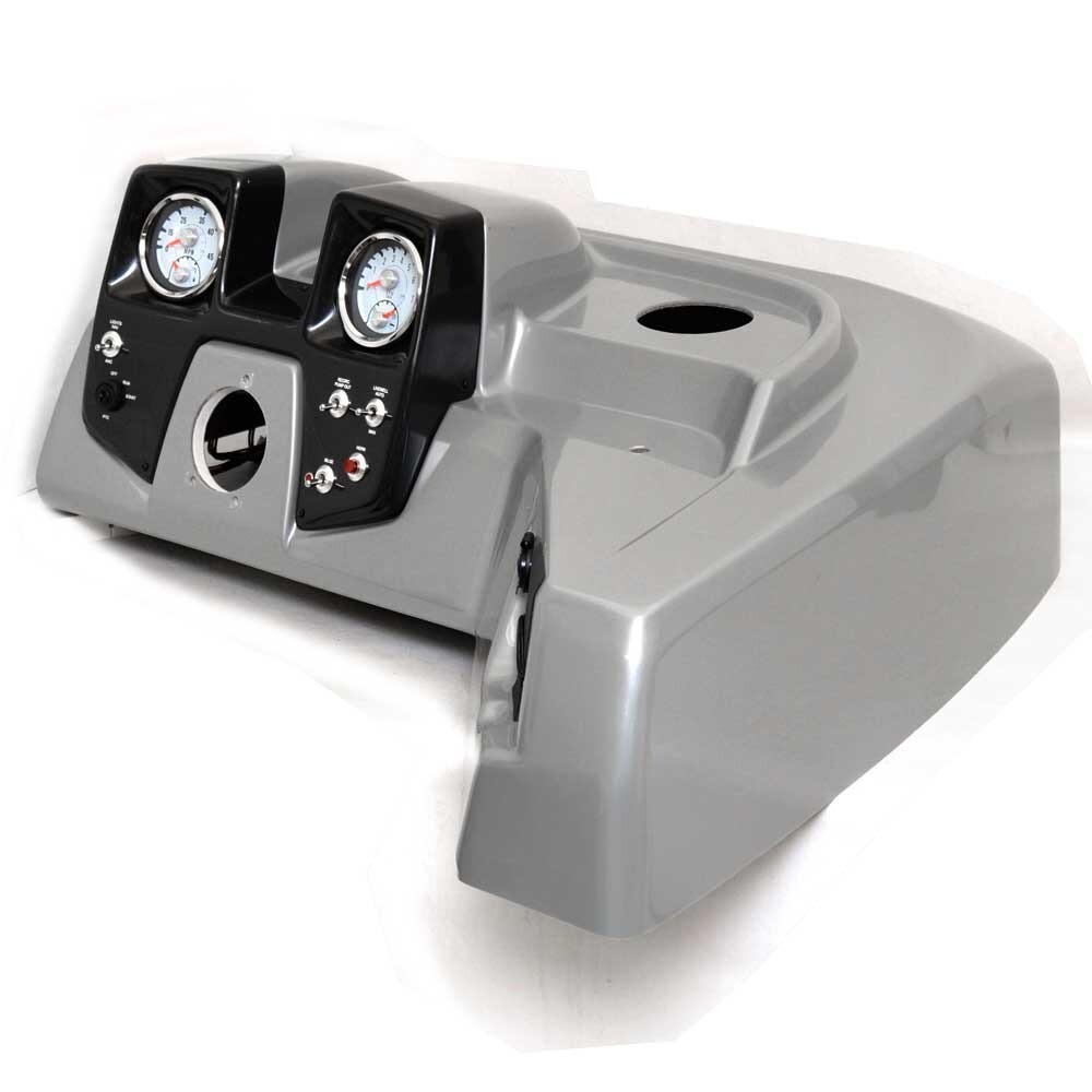 Tracker Boat Dash Console Panel 307954 | 32 3/8 x 13 5/8 Inch Silver