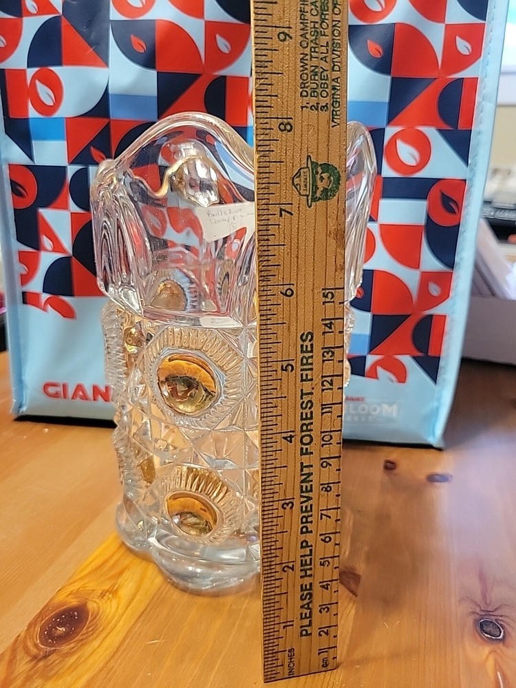 Edwardian Bulls Eye and Daisy Pattern Pitcher