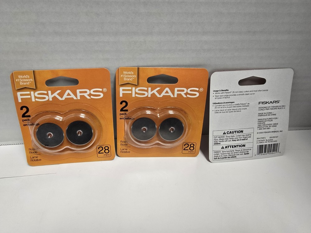 Fiskars 2pk Rotary Blade 28mm 3pk