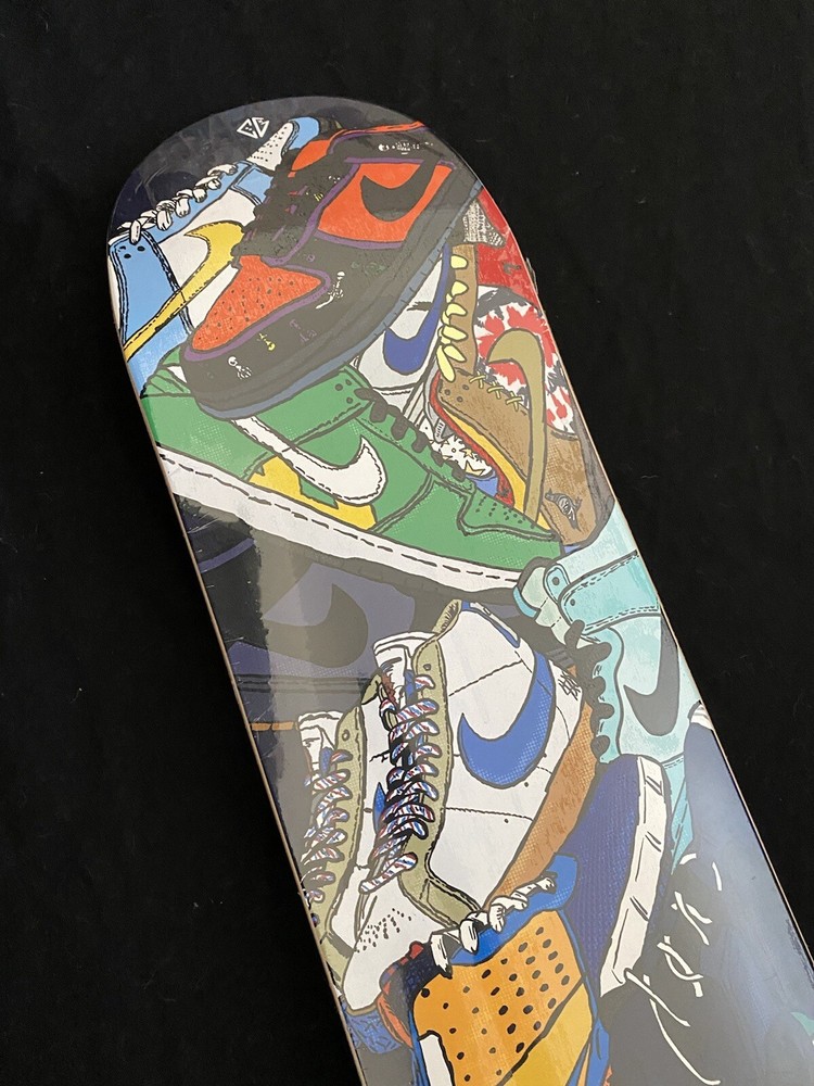 SUPER RARE OG Everywhere Nike SB Or NOTHING Dunks Skateboard Deck Carter Graphx