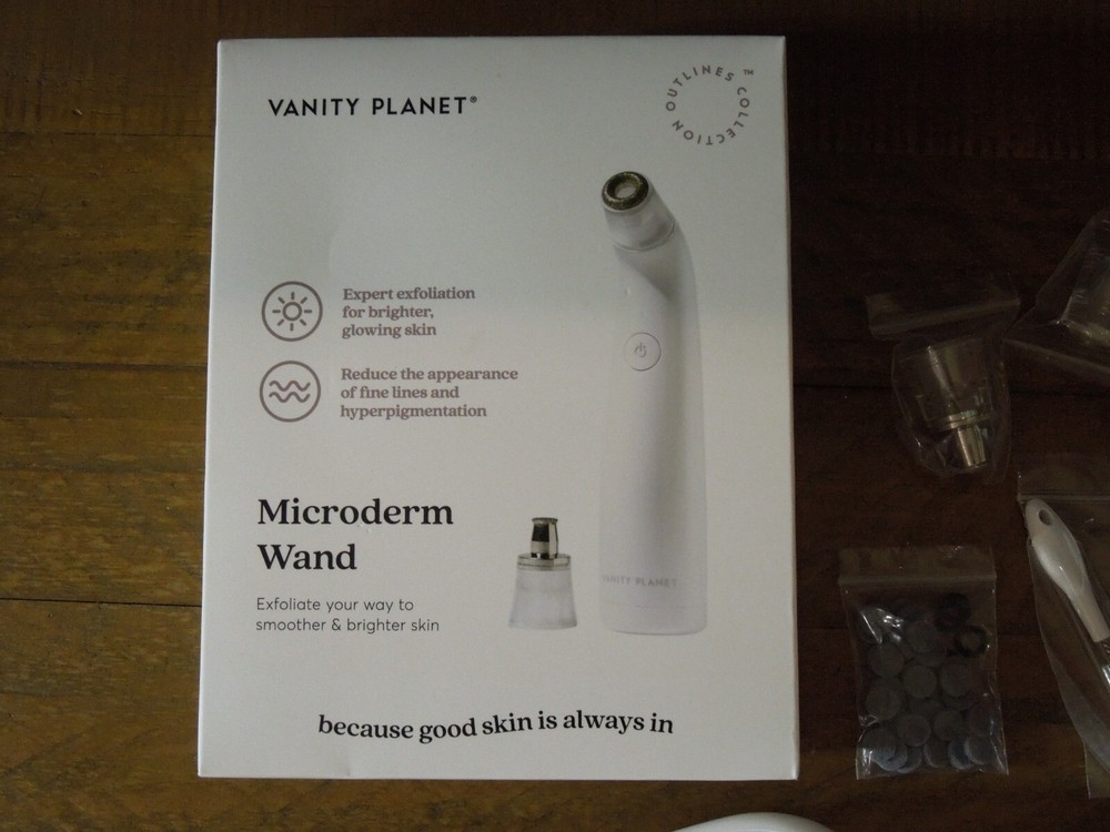 VANITY PLANET MICODERM WAND WITH 2 HEADS, NEW