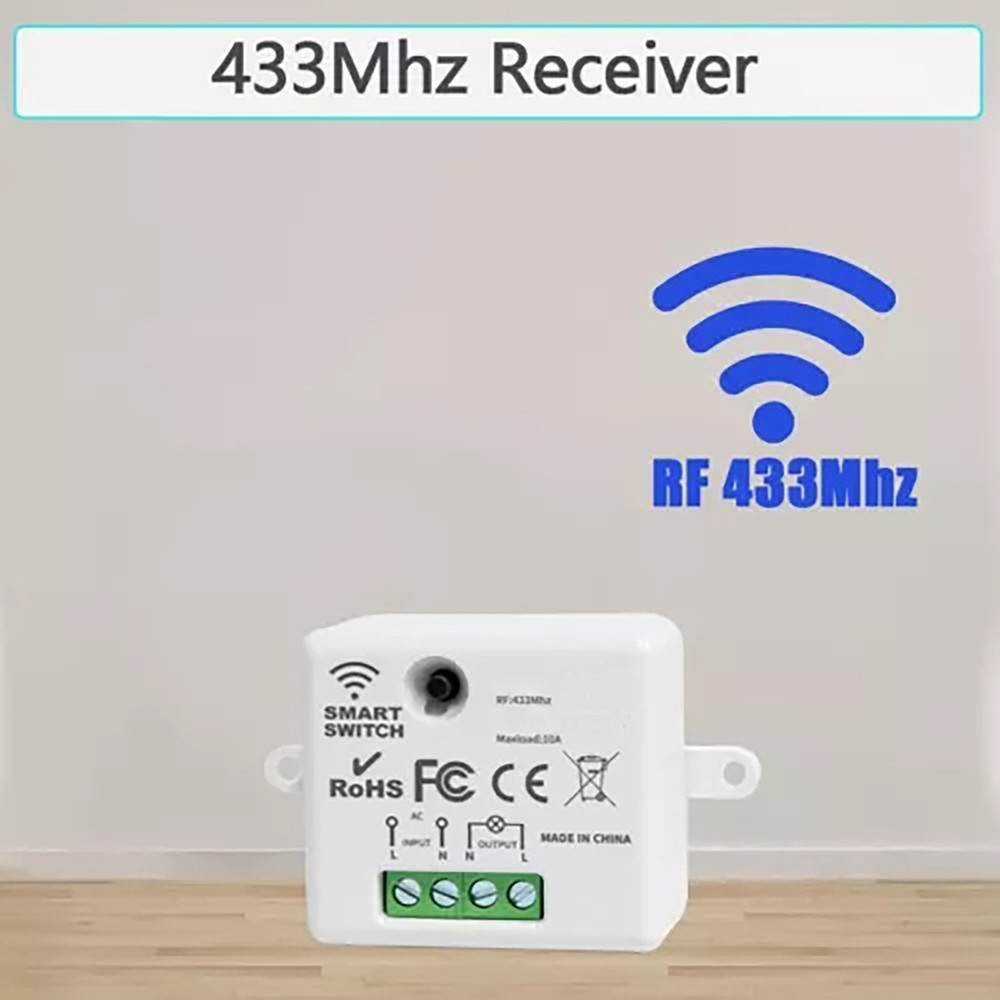 New 433MHz Wireless Remote Control Switch Lamps Controller Electrical Appliances