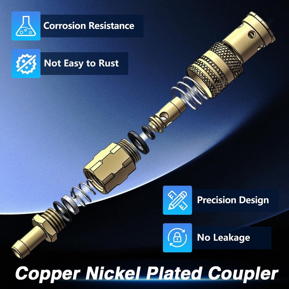 EVRBUL Engine Radiator Coolant Drain Hose Cooling System and Silvery