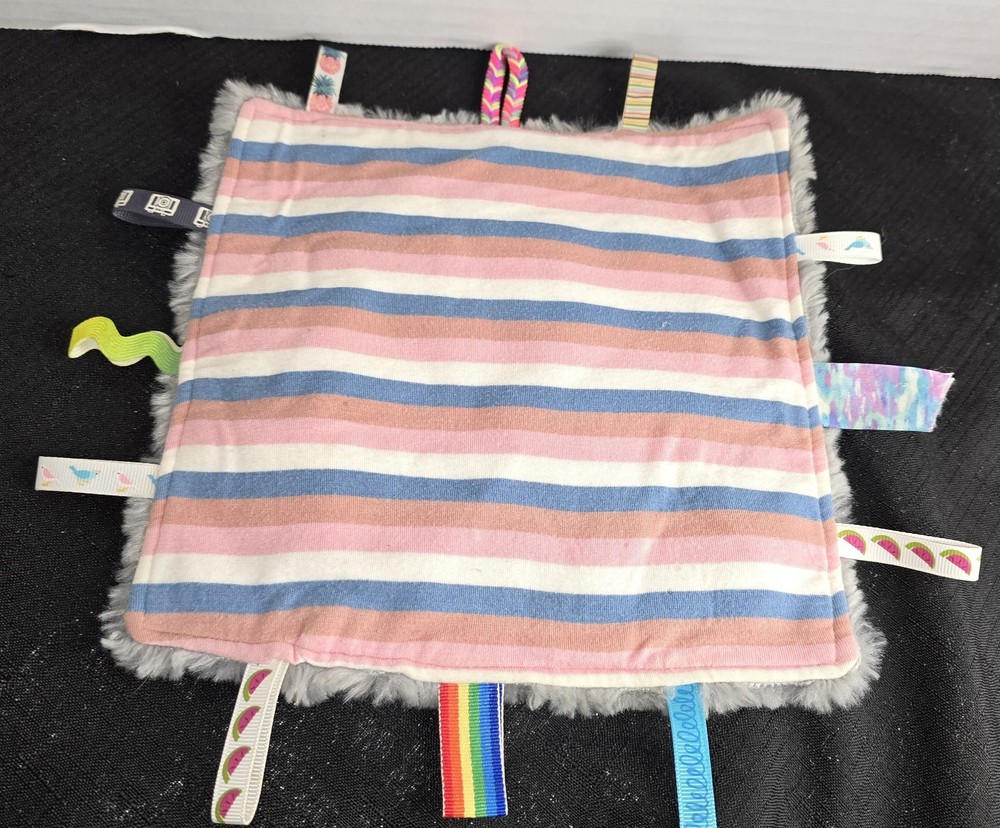 Handmade Soft Gray Ribbon Tags Lovey