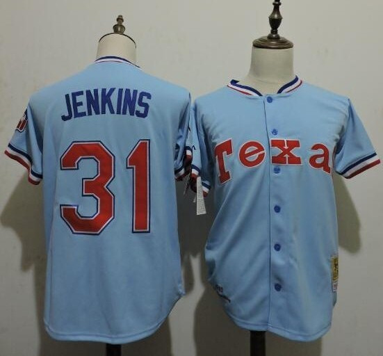 #31 Ferguson Jenkins Jersey Retro Blue
