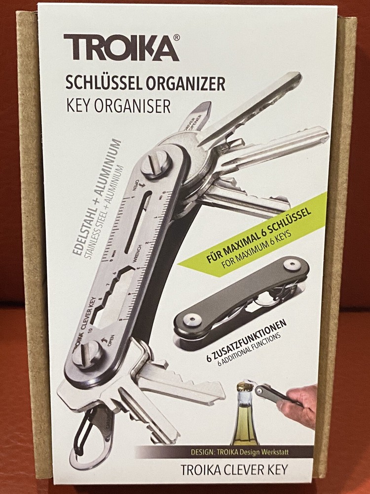 Troika - Original Construction- German Engineered High Quality- Key Organizer