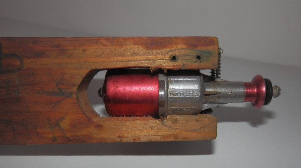 OK Cub .074 Diesel R/C Engine on Test Block
