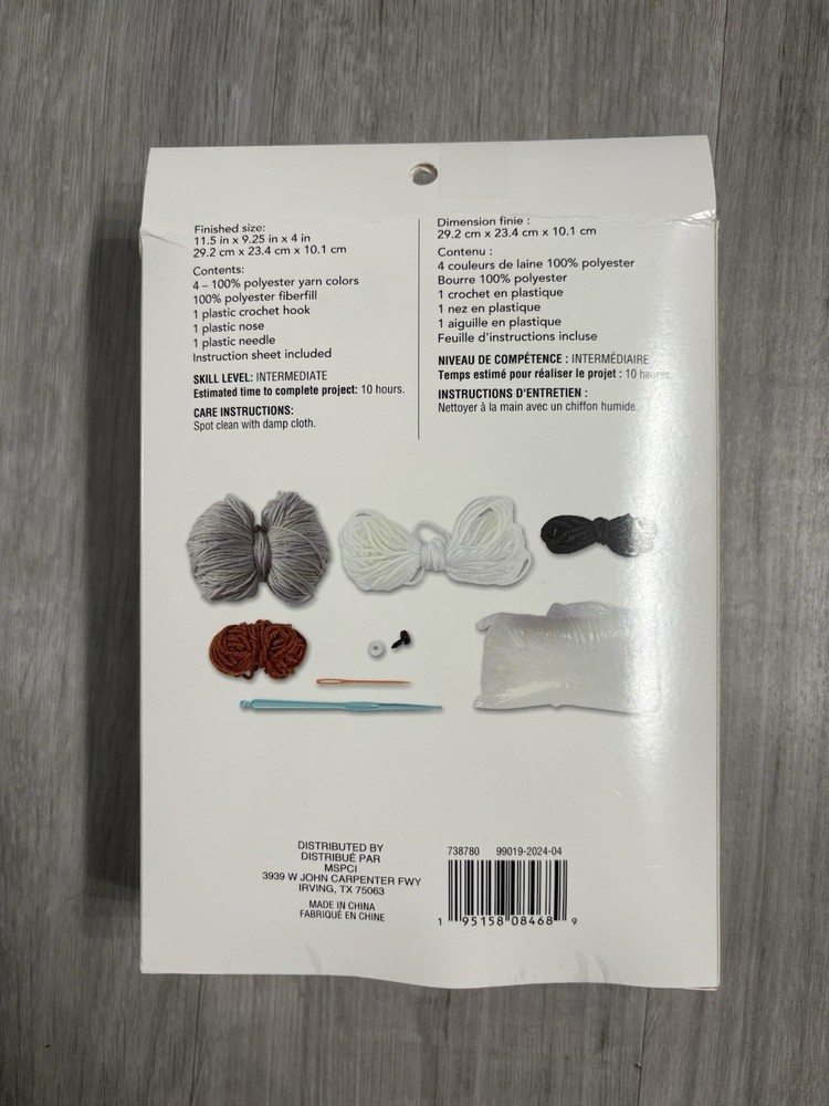 Intermediate Sloth Planter Crochet Kit by Loops & Threads