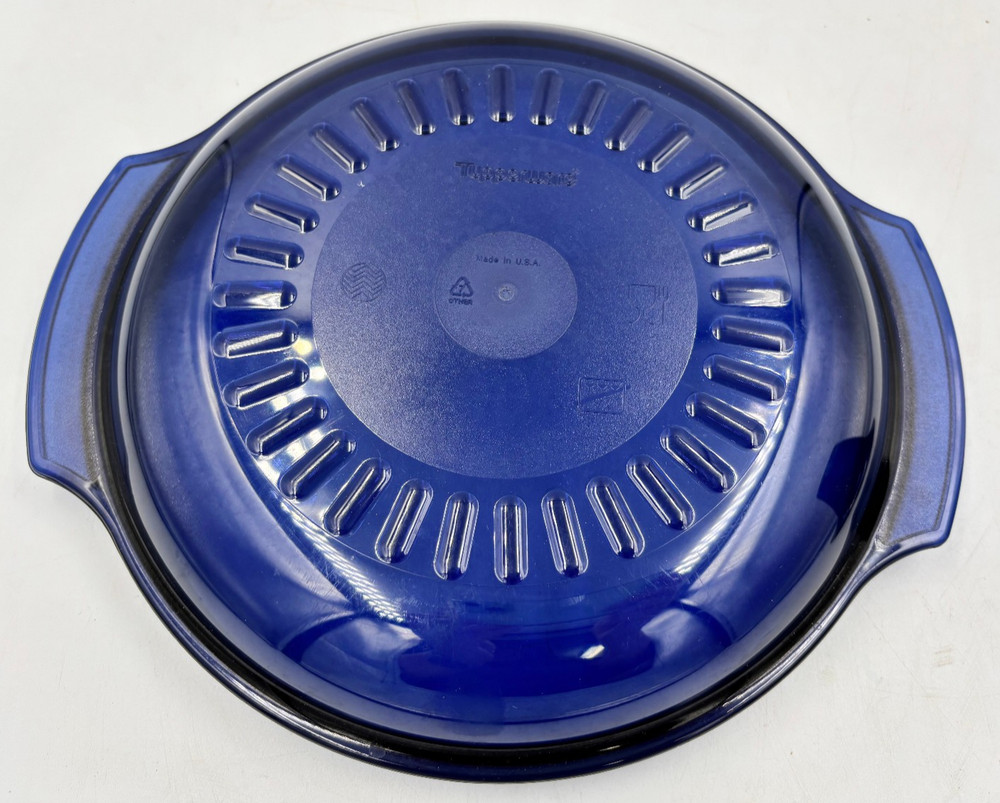 5 Pc Tupperware Microwave Stack Cooker #2193, #2196, #2195, #2210, #2192 - Blue
