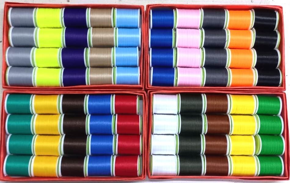 Fly Tying Thread 150 Dernier 80 Spools (4 Spools each in 20 colors) Fly Tying